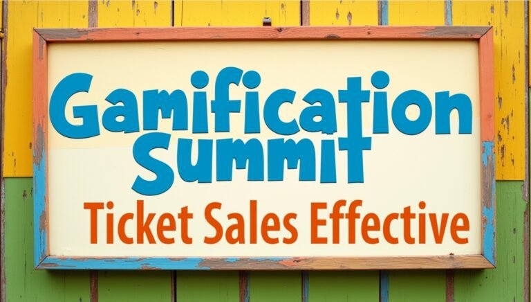 gamificationsummit ticket sales effective