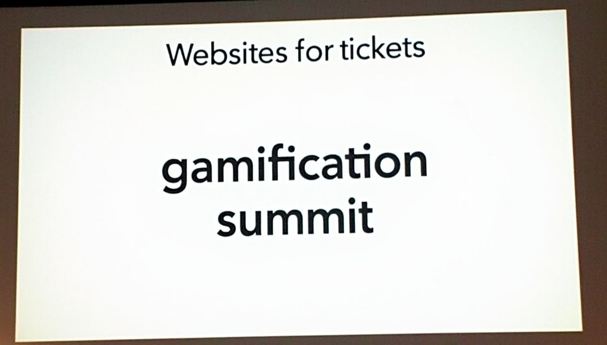websites for tickets gamificationsummit