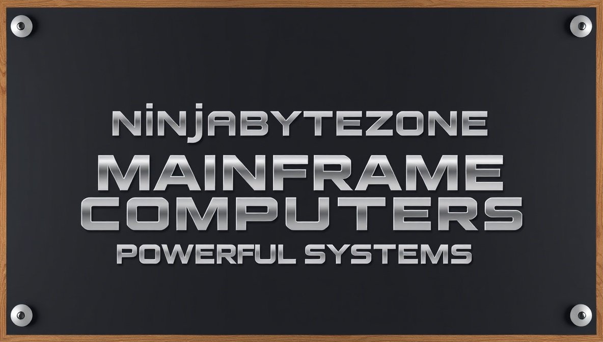 ninjabytezone mainframe computers powerful systems